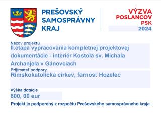 Dotácia z PSK
