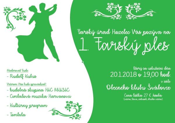 1. Farský ples